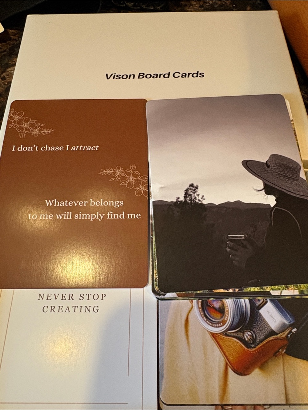 Bod of Affirmation & Vision Board Card Set